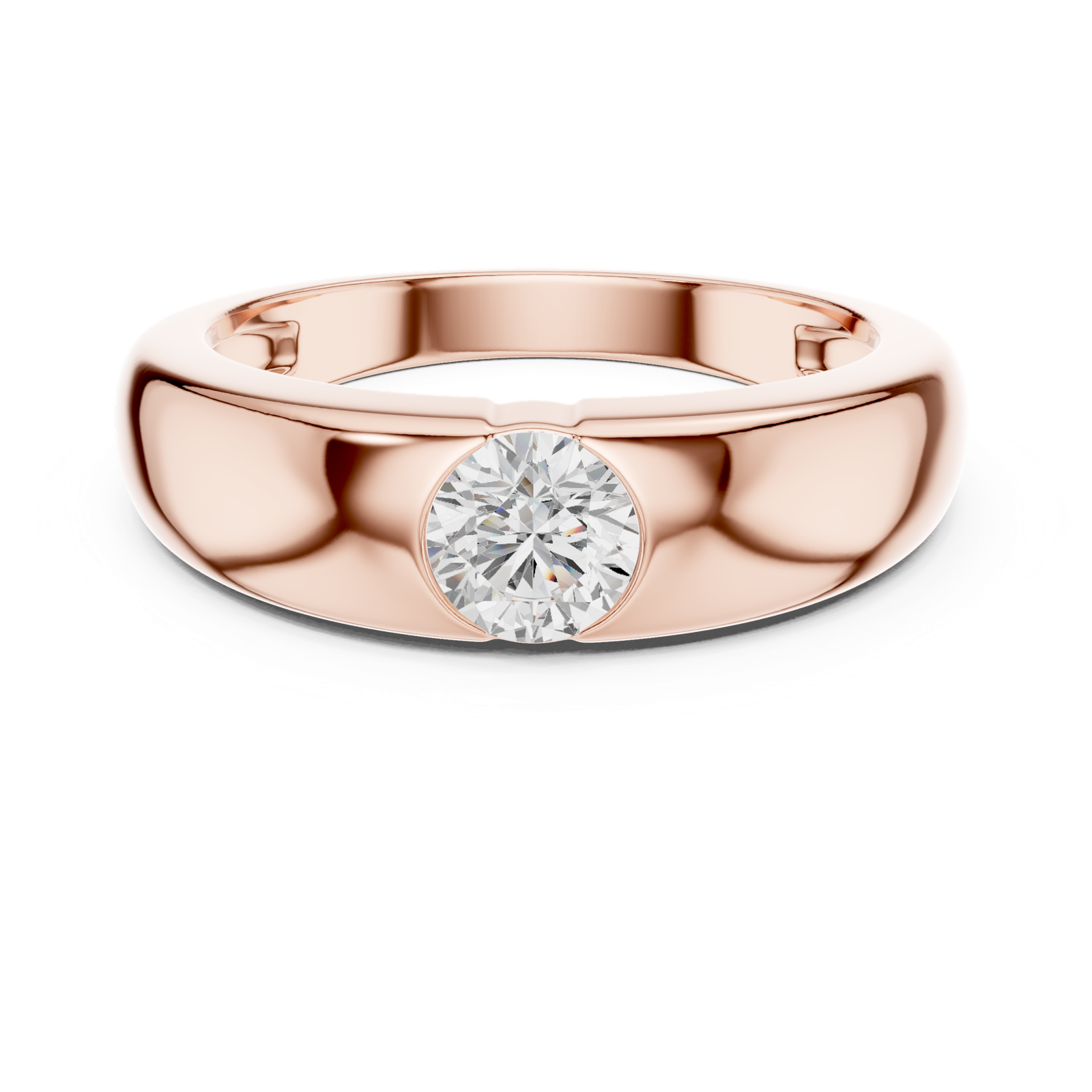 Gold Ring SBMR(15), Rose Gold, view 4