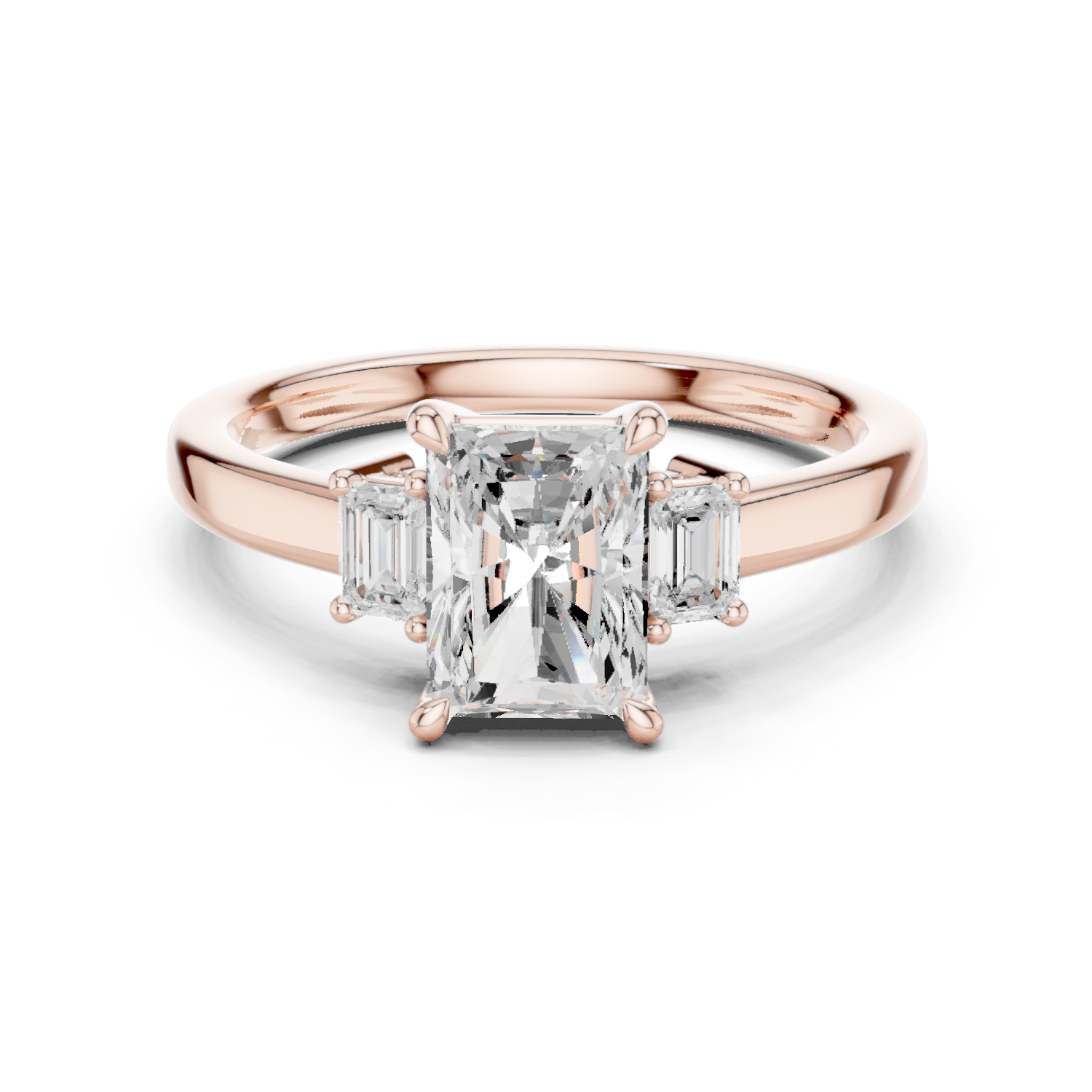Gold Ring DDLR-906, Rose Gold