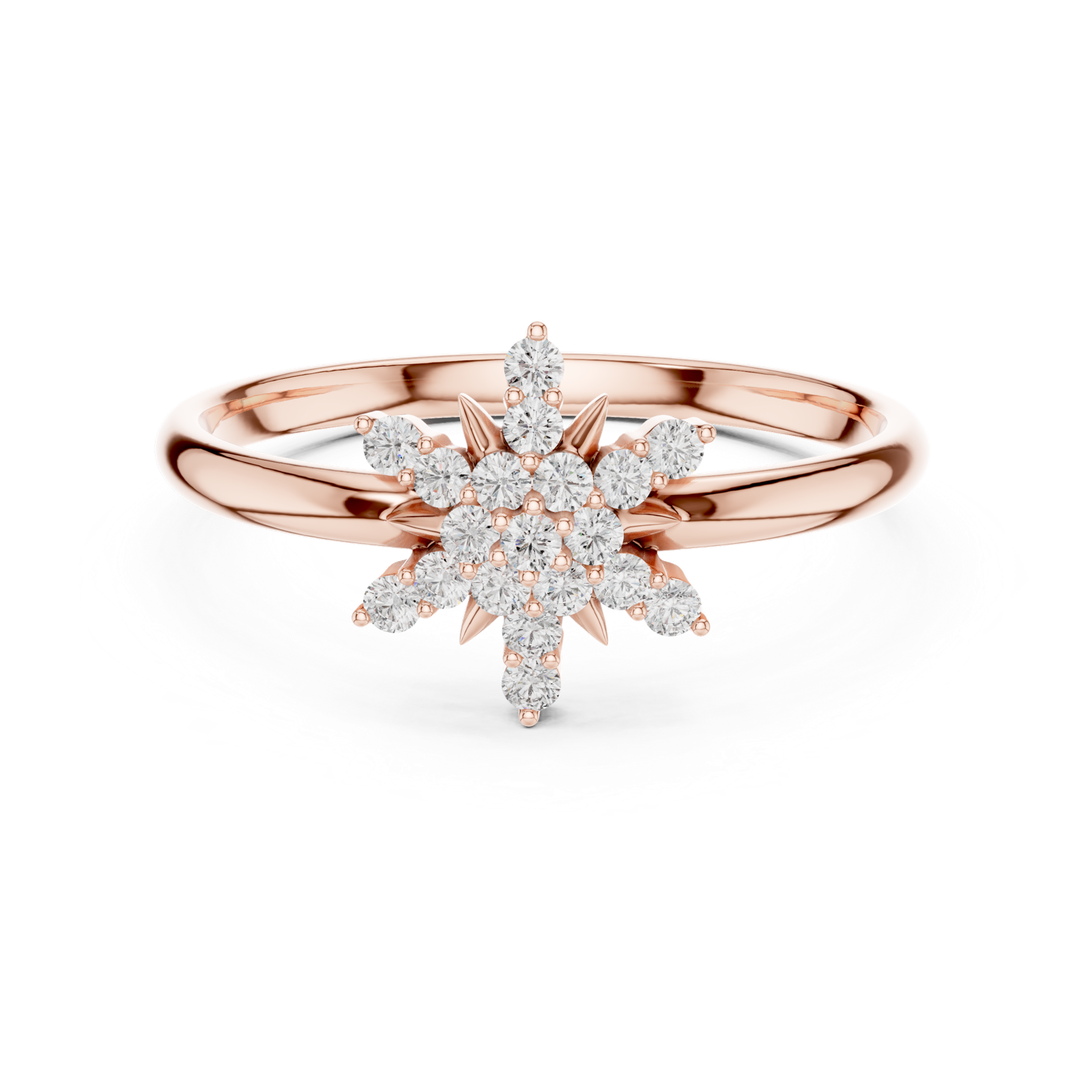 Gold Ring 1 (410), Rose Gold, view 4