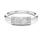 Gold Ring L28-16, White Gold, view 4