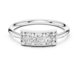 Gold Ring L28-16, White Gold, view 4