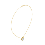 Gold Jewelry, Cushion center stone, Yellow Gold, view 1