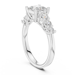 Gold Ring DDLR-703, White Gold, view 1