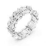 Gold Ring R46, White Gold, view 2