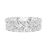 Gold Ring R35, White Gold, view 3