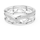 Gold Ring R25, White Gold, view 4