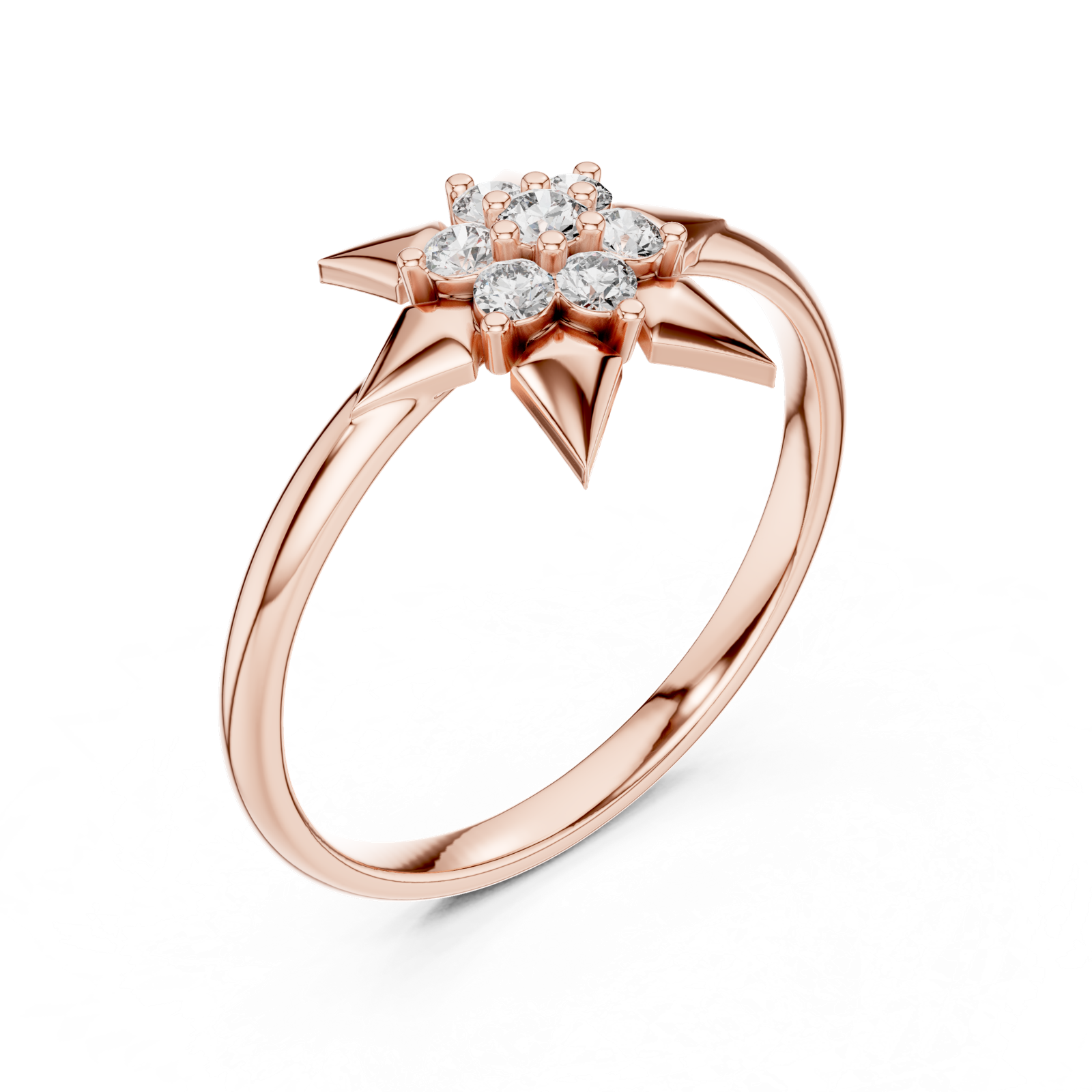Gold Ring Ledis Ring, Rose Gold, view 2
