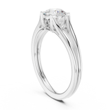 Gold Ring DDLR-544, White Gold, view 1