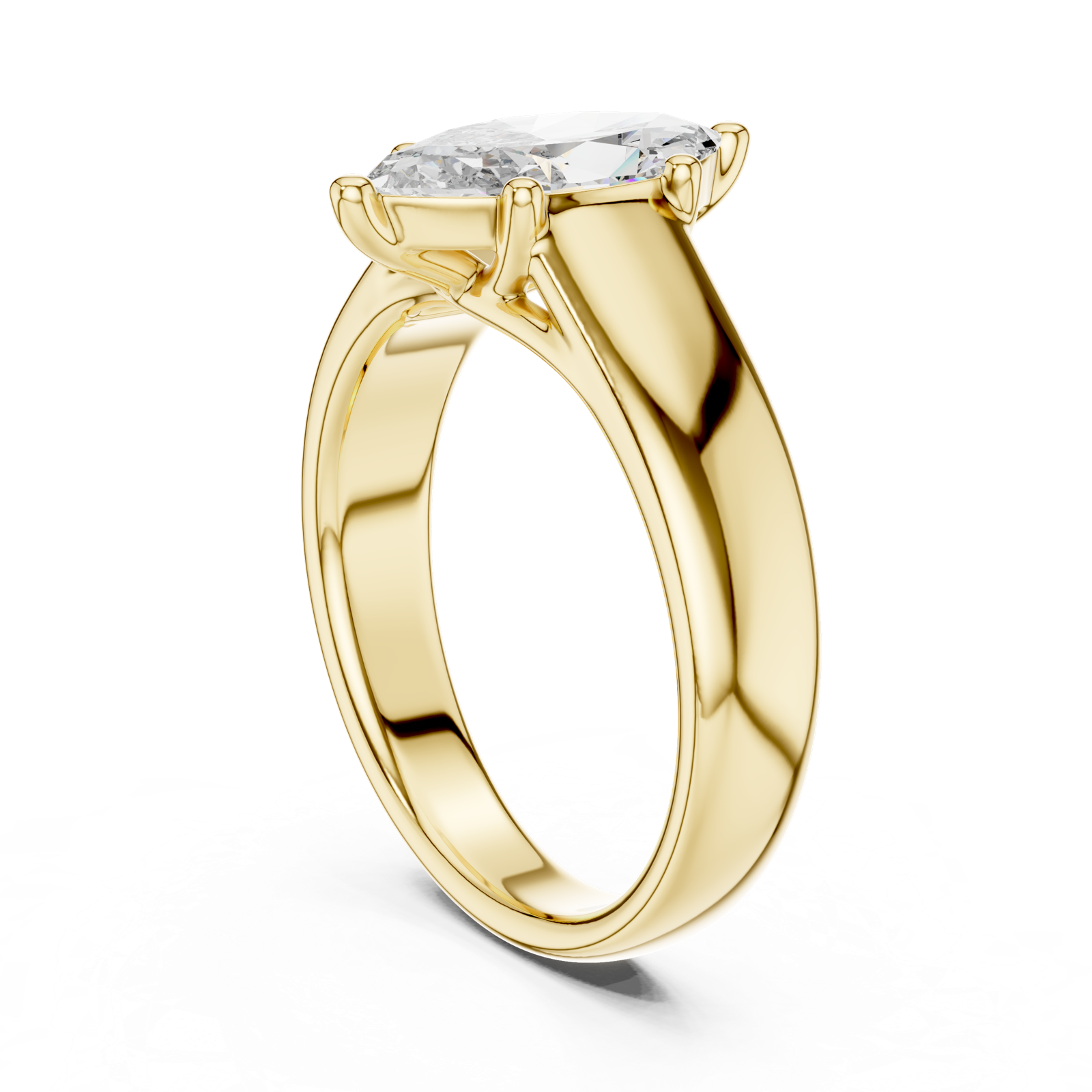 Gold Ring DDLR-067, Yellow Gold, view 1