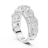 Gold Ring 19-120009L, White Gold, view 1