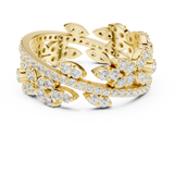 Gold Ring r45, Yellow Gold, view 4