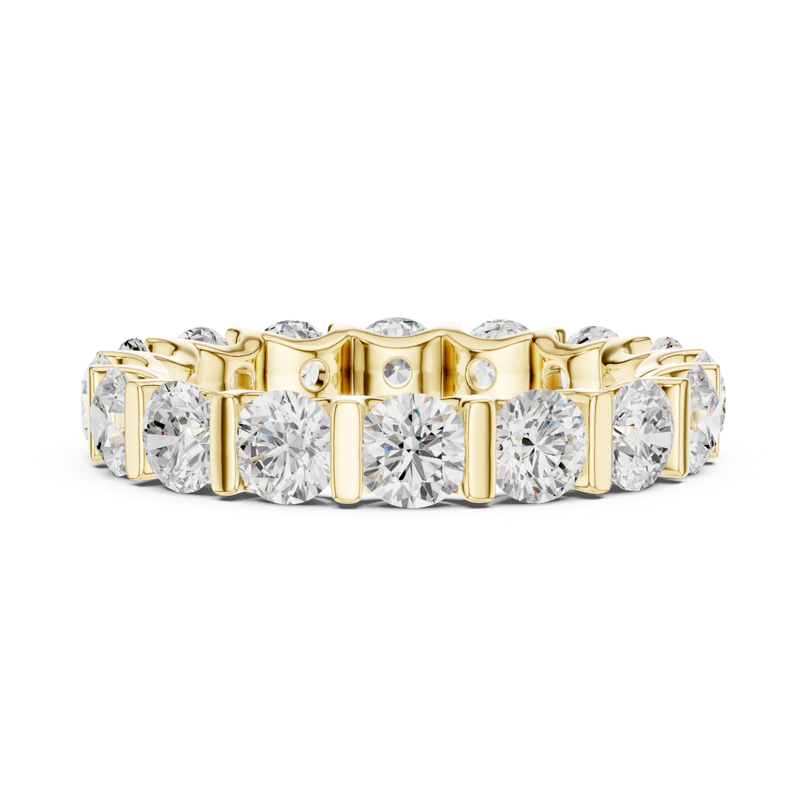 Gold Ring DDLR-671, Yellow Gold, view 3