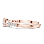 Gold Ring HLR-111, Rose Gold, view 3