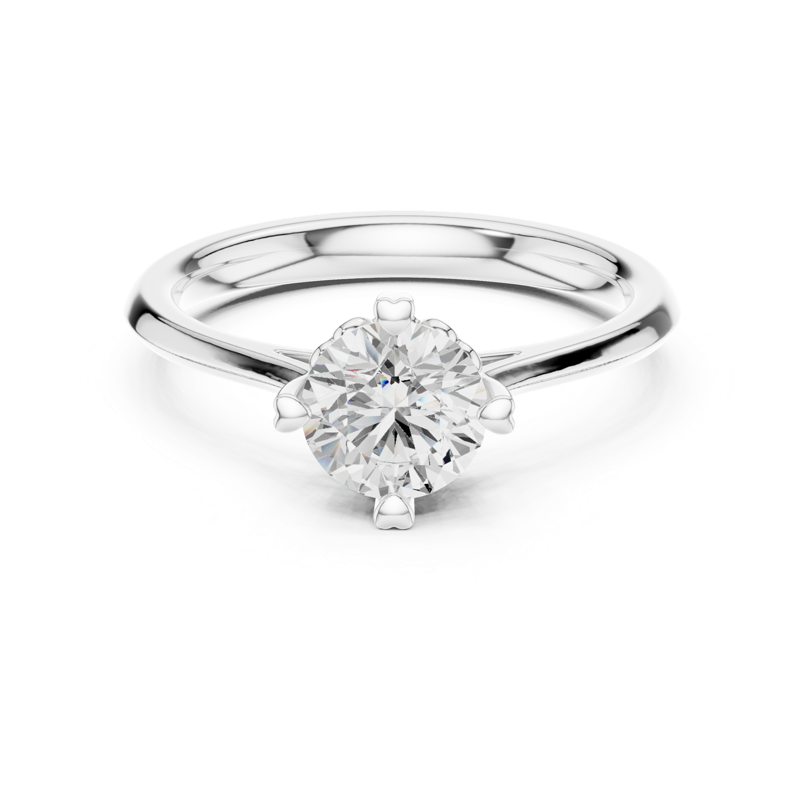 Gold Ring DDLR-546, White Gold
