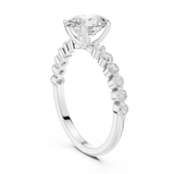 Gold Ring DDLR-1058, White Gold, view 1