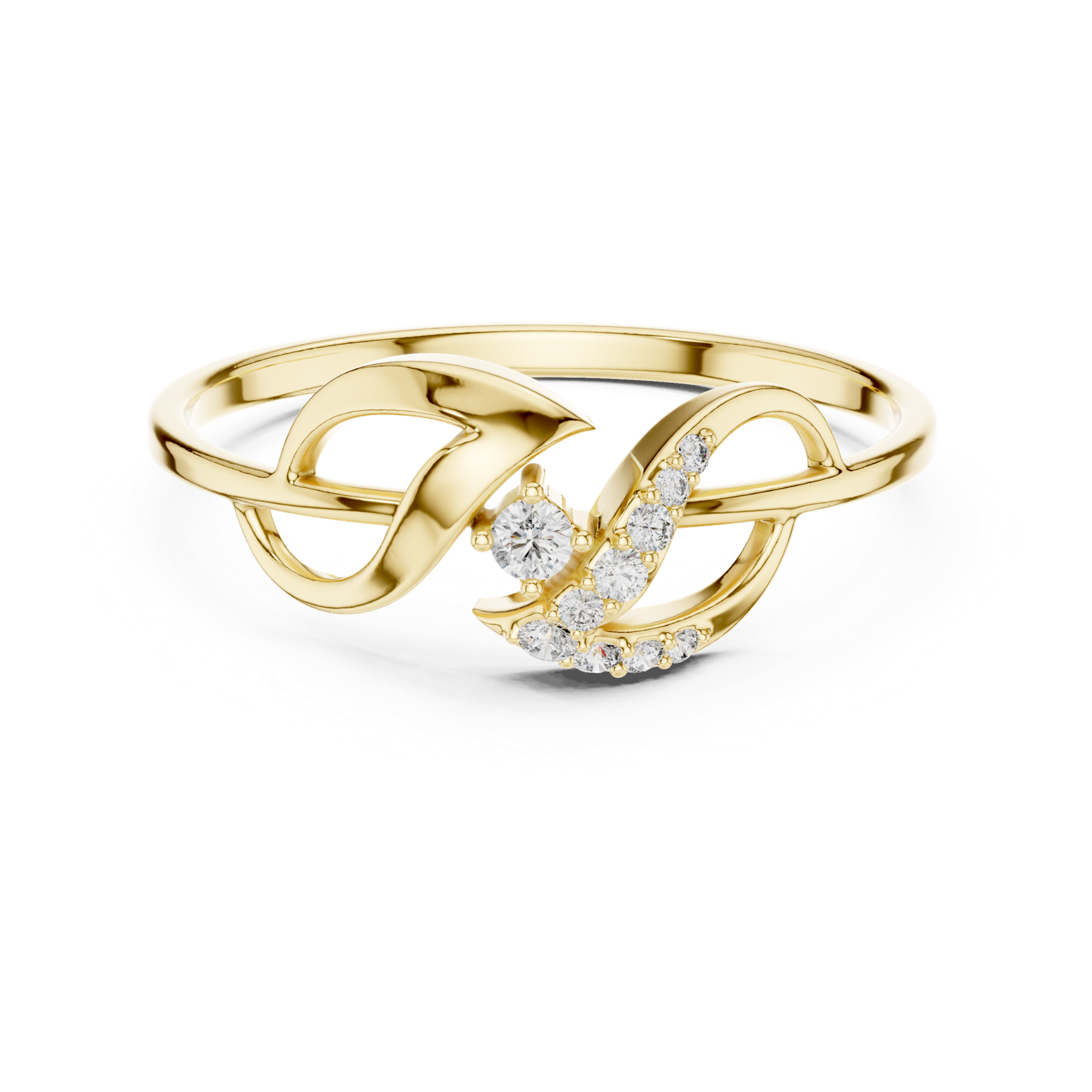 Gold Ring 1 (144), Yellow Gold, view 4