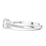 Gold Ring L28-111, White Gold, view 3