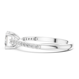 Gold Ring L28-111, White Gold, view 3