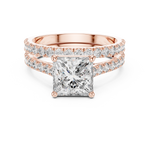 Gold Ring DDLR-010, Rose Gold, view 4