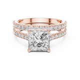 Gold Ring DDLR-010, Rose Gold, view 4