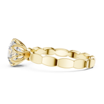 Gold Ring LR-0019, Yellow Gold, view 3
