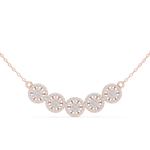 Gold Necklace ALJPD-498, Rose Gold, view 4