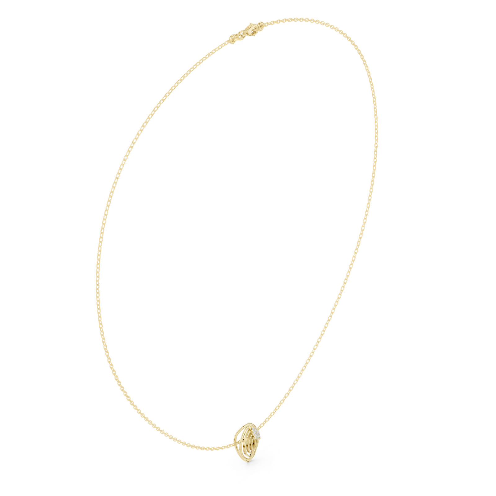 Gold Necklace SBWN (44), Yellow Gold, view 1