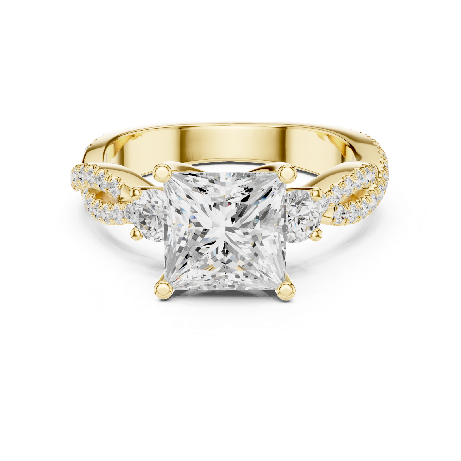 Gold Ring DDLR-1038, Yellow Gold