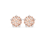 Gold Earrings AGDER-299-RPT, Rose Gold