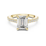 Gold Ring DDLR-876, Yellow Gold, view 4