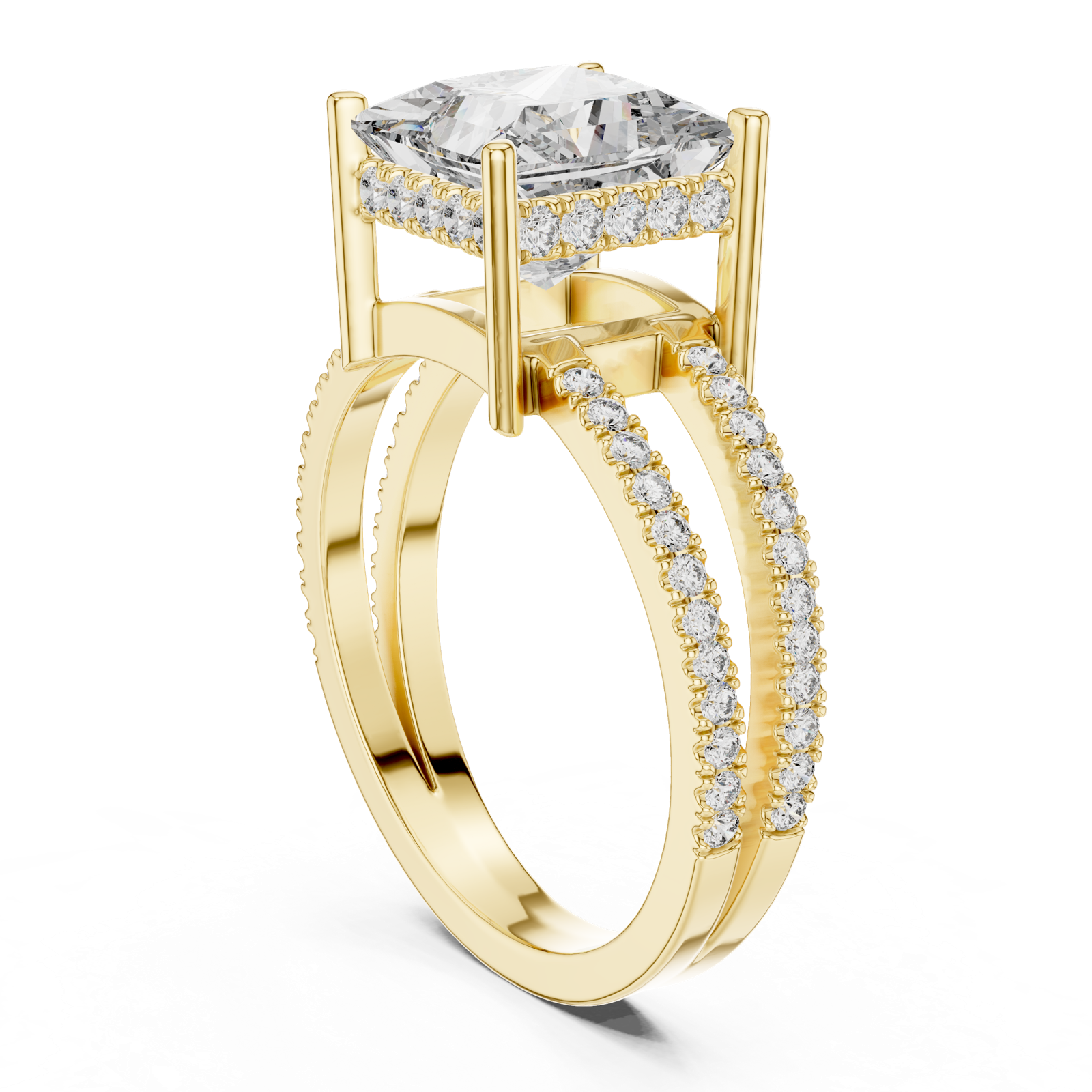 Gold Ring L03-1384, Yellow Gold