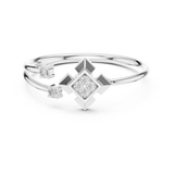 Gold Ring 1 (213), White Gold, view 4