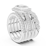 Gold Ring DDLR-849, White Gold, view 1