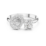 Gold Ring DDLR-003, White Gold, view 4