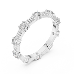 Gold Ring DDLR-236, White Gold, view 2
