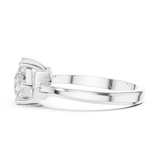 Gold Ring DDLR-484, White Gold, view 3