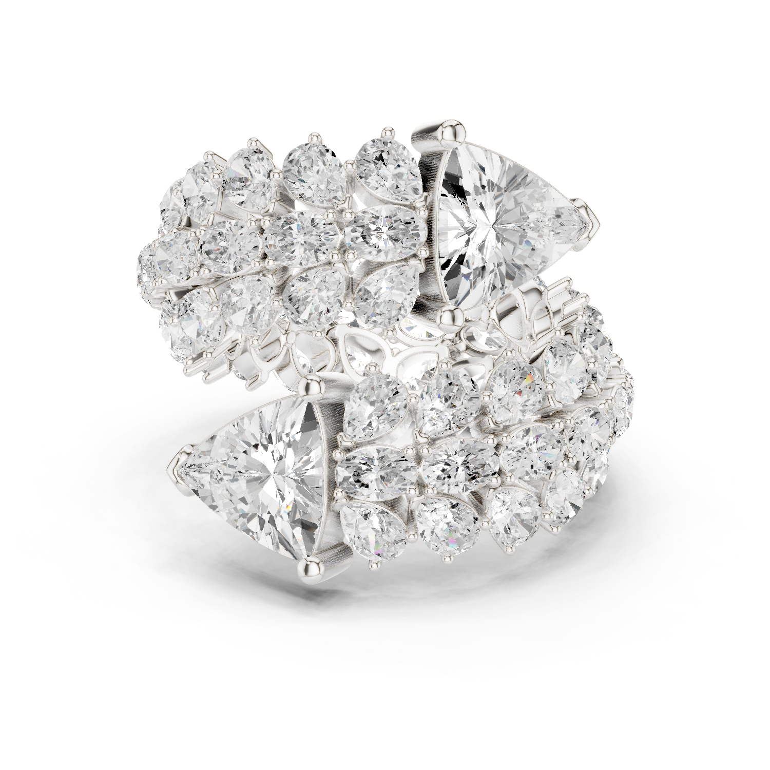 Gold Ring DDLR-845, White Gold