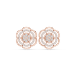 Gold Earrings Earring, Rose Gold, view 4