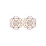 Gold Earrings Earring, Rose Gold, view 4