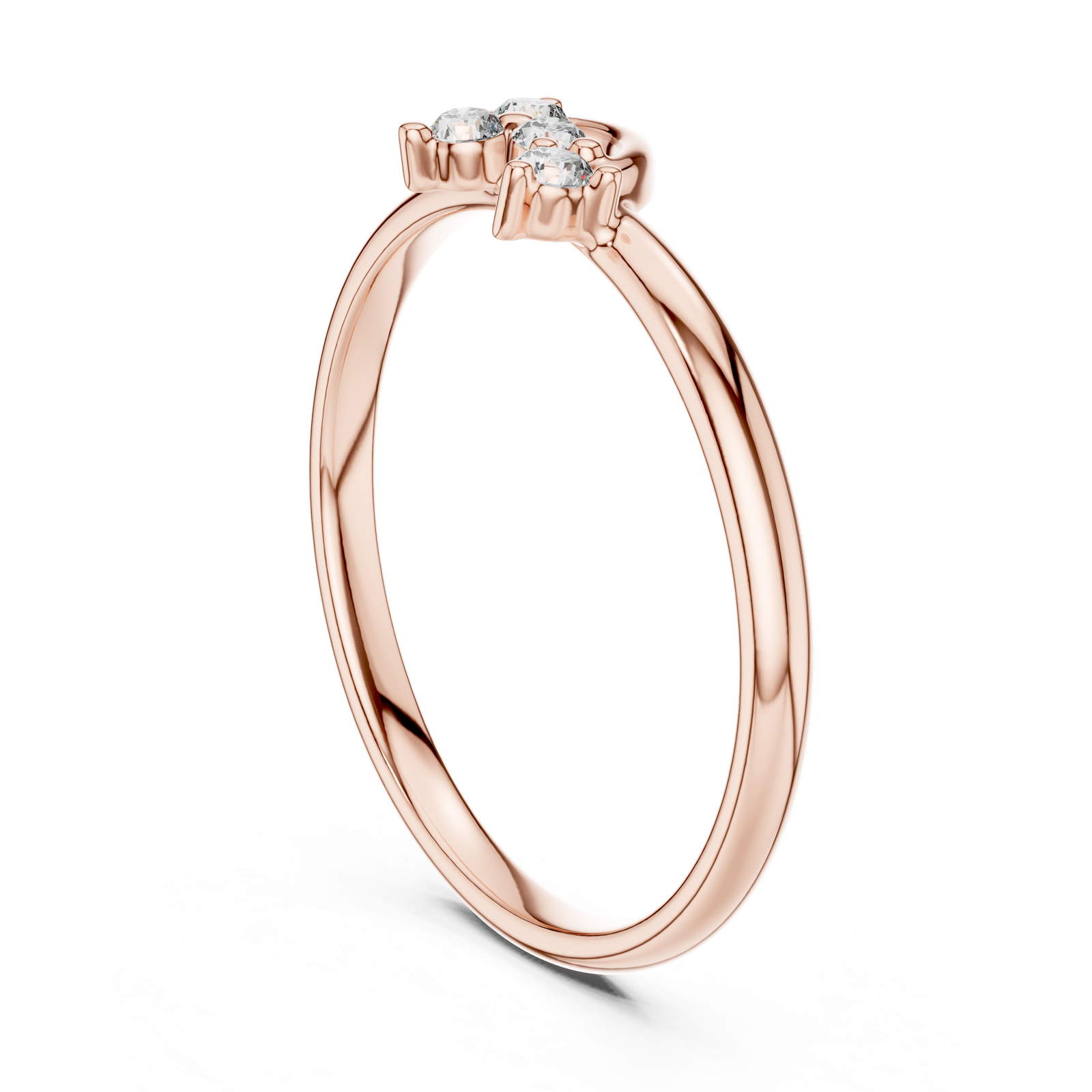 Gold Ring 1 (437), Rose Gold, view 1