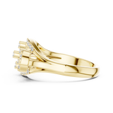 Gold Ring DDLR-753, Yellow Gold, view 3