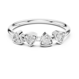 Gold Ring L28-11, White Gold, view 4