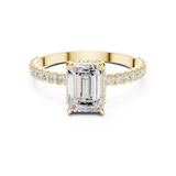 Gold Ring DDLR-1065, Yellow Gold, view 4