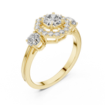 Gold Ring LR-0032, Yellow Gold, view 2