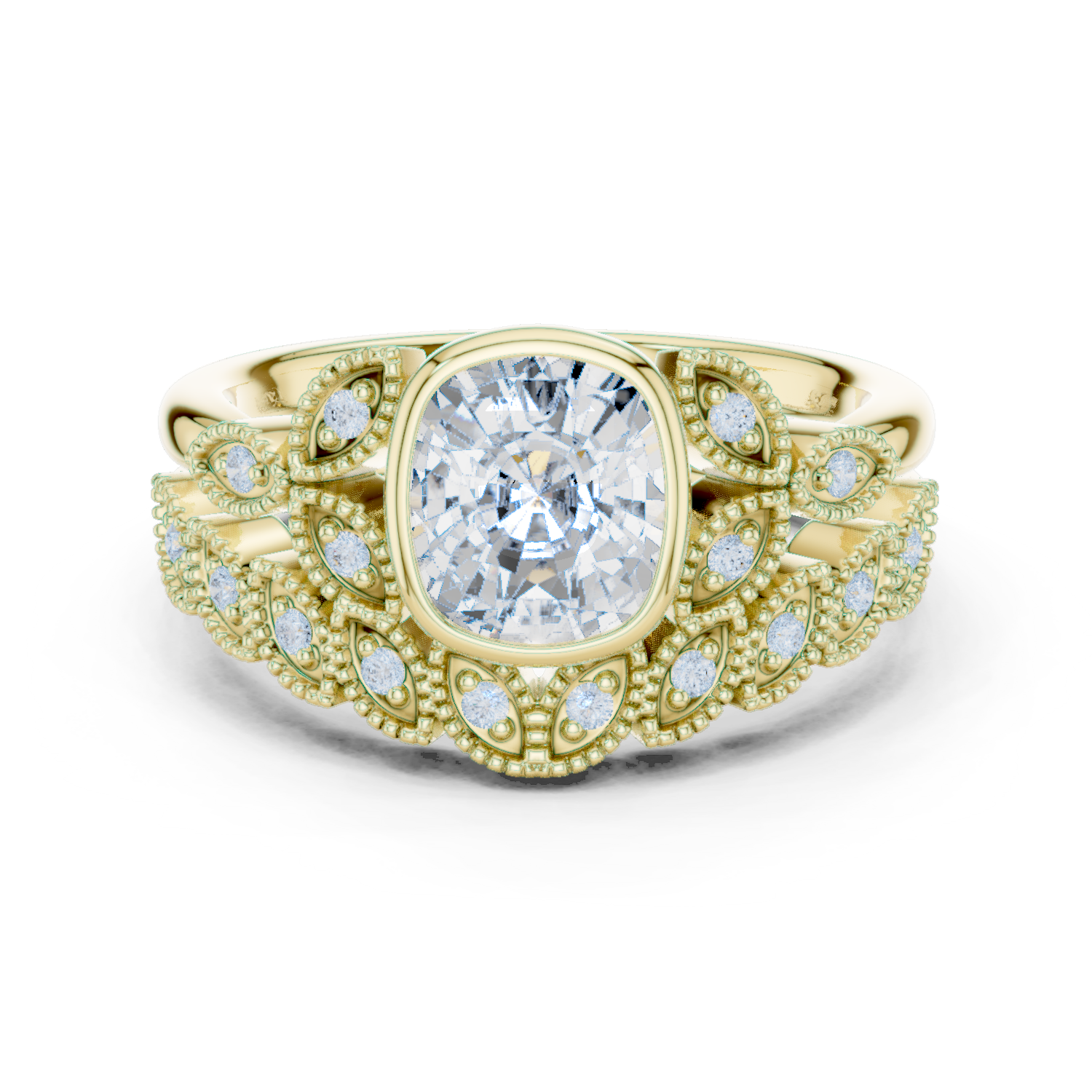 Gold Ring DDLR-290, Yellow Gold