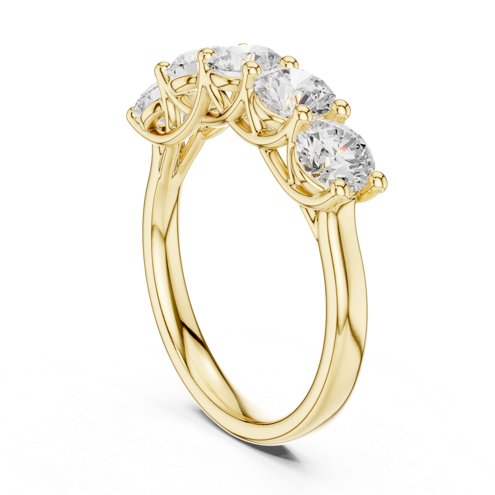 Gold Ring DDLR-719, Yellow Gold, view 1