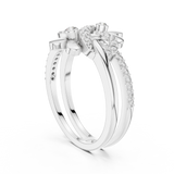Gold Ring LR-01 (80), White Gold