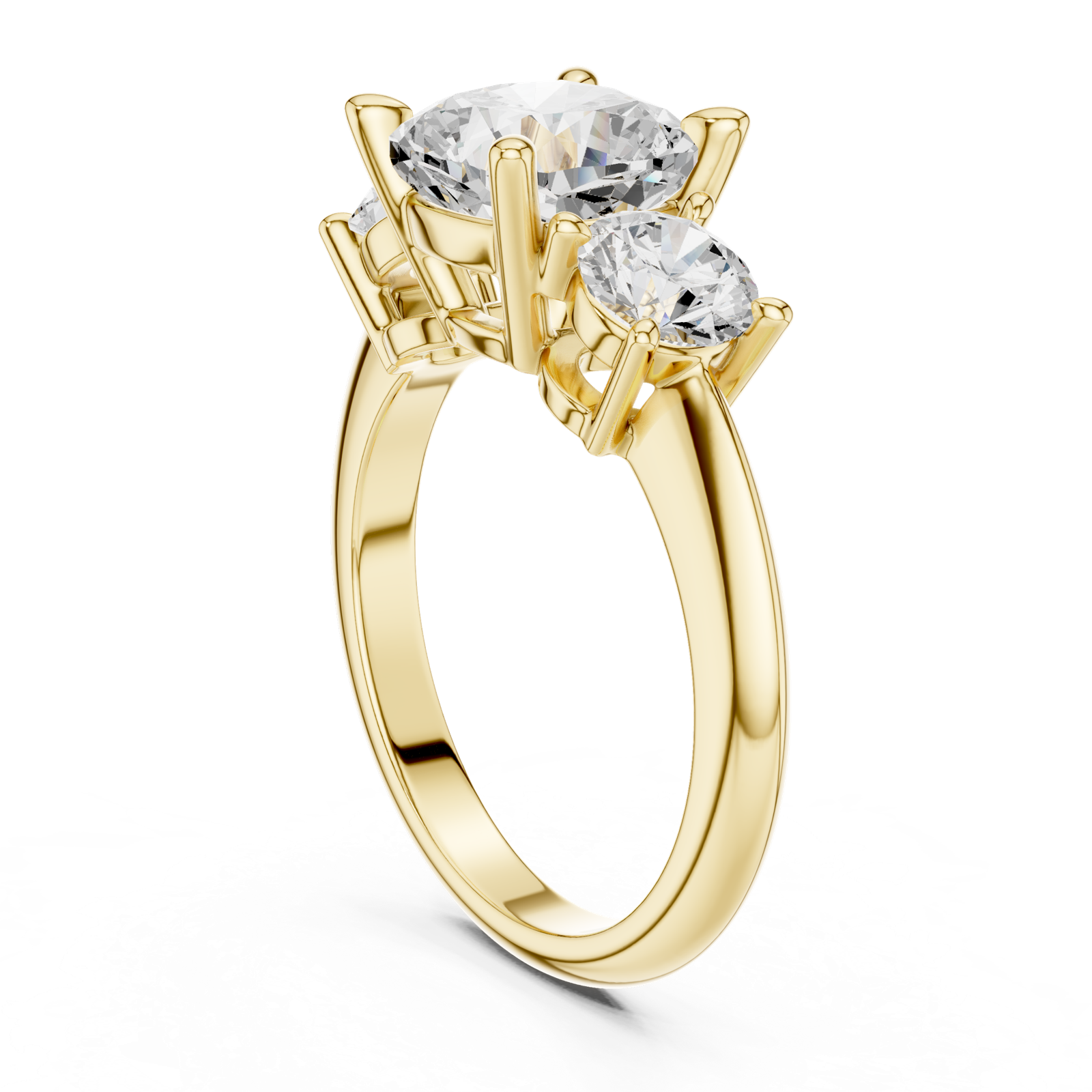 Gold Ring DDLR-900, Yellow Gold, view 1