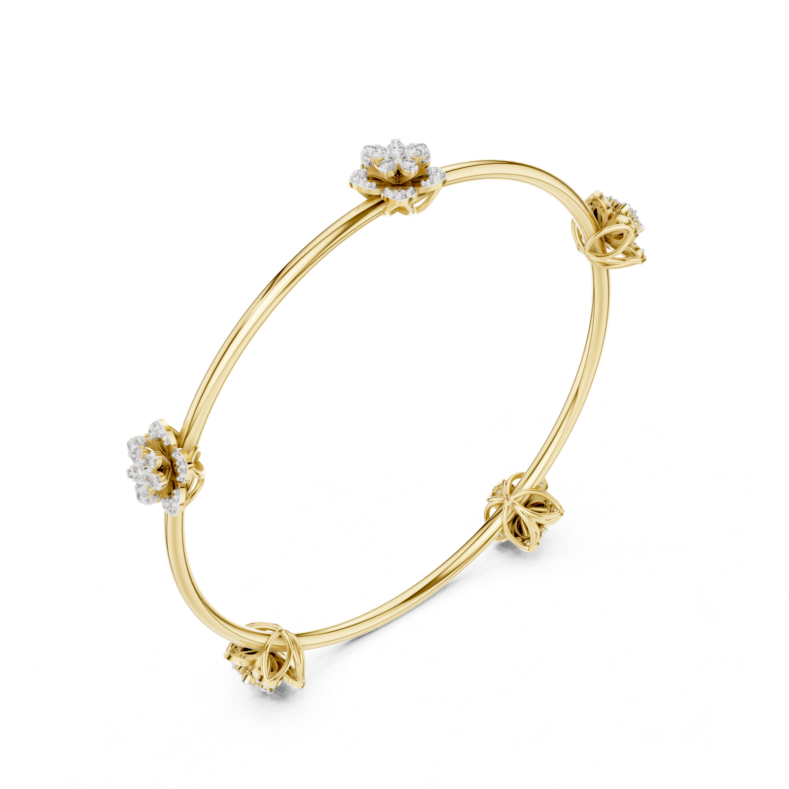 Gold Bracelet 12-10004@LB, Yellow Gold, view 2