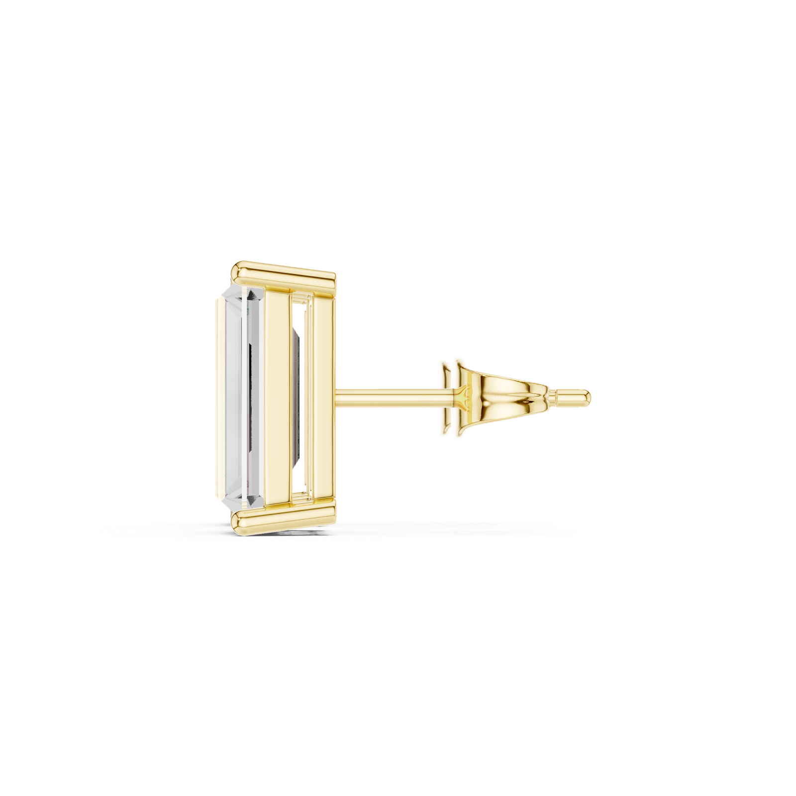Gold Earrings SBER(1), Yellow Gold, view 3
